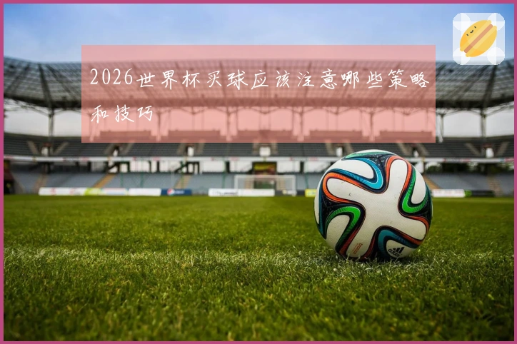 2026世界杯买球应该注意哪些策略和技巧