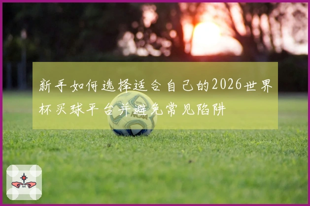新手如何选择适合自己的2026世界杯买球平台并避免常见陷阱