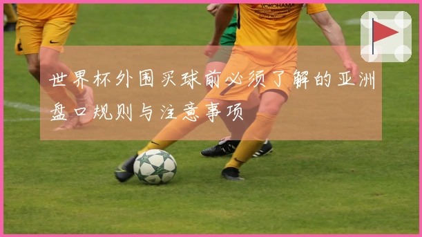 世界杯外围买球前必须了解的亚洲盘口规则与注意事项